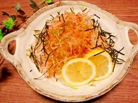 大根・玉葱☆鰹節レモン醤油サラダ